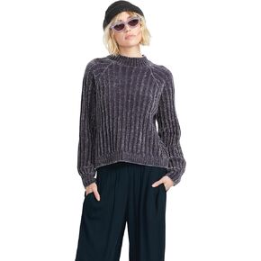 Volcom Women's She Savage Relaxed Fit Mock Neck Sweater