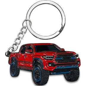 Tacoma Accessories for Tacoma Keychain, 2016-2022 Mods 2023 2024 Cool Keychain, Double-Sided Toy Truck Keychain