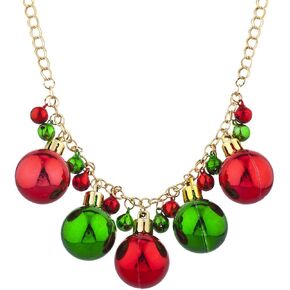 Lux Accessories Christmas X-Mas Holiday Jingle Bells Necklace