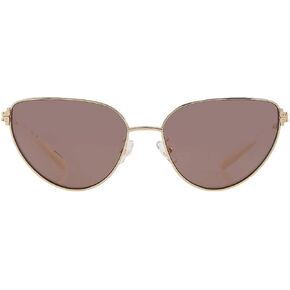 Tory Burch Sunglasses TY 6110 33437N Gold/Light Purple Brown Mirror Polyamide, 56/16/140