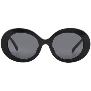 Dolce & Gabbana Women's Oversized Oval Sunglasses, Black, One Size