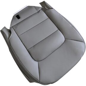 NLQR Front Driver Side Bottom Replacement Microfiber Leather Seat Cover #E Medium Flint Gray Compatible with Ford Expedition XLT XLT Sport XLS Limited 2003 2004 2005 2006