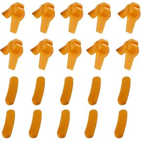 Tire Demount Head, Mount Demount Duck Heads, Wheel Rim Edge Changer Protector Tyre Head Insert Tool 10 Front and10 Rear Inserts Nylon Tyres Fitting Part Machine Guard Accessories 20pcs