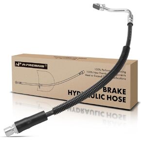 A-Premium Rear Passenger Brake Hydraulic Hose Compatible with Select Chevy and GMC Models - Express 2003-2014, Express/Savana 2500 3500, Express Cargo/Pasajeros 2013-2015, Savana 1500 2003-2011