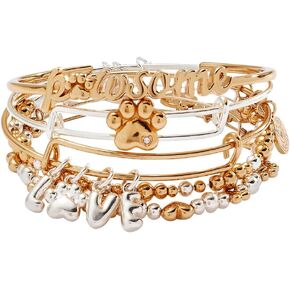 Alex and Ani Puppy Love Bangles, Set of 5