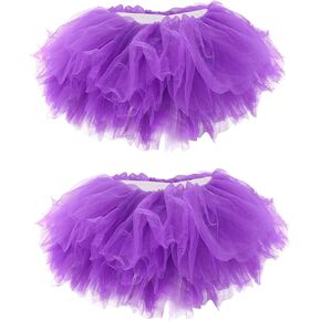 Simplicity 2 Pack Tutu Skirts for Women, Women's Classic 5 Layered Tulle Tutus for Women