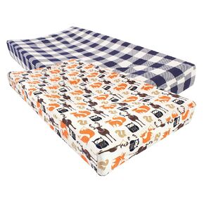Hudson Baby Unisex Baby Changing Pad Cover, Dinosaurs, One Size