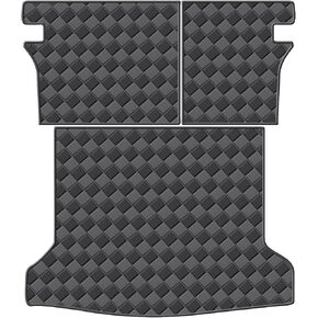 Cargo Mat & Backrest Mats for 2023 2024 2025 Cadillac Lyriq Accessories, All Weather Waterproof Rear Cargo Liner Rear Trunk Liner Back Seat Cover Protector