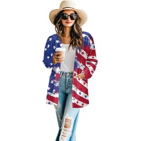 Cardigans for Women Trendy Soft Open Front Draped Cardigan with Pockets Lightweight Long Sleeve Fall Outwear S-2XL