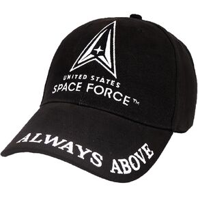 United States Space Force Black Cap | Stylish & Durable Comfortable Black Baseball Cap, Perfect for Everyday | Ideal for Space Force Personnel, Officially Licensed, and Celebrates Space Innovation