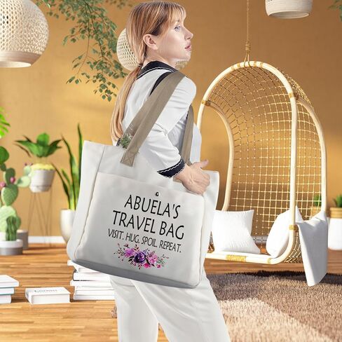 WCGXKO Mother’s Day Gift Grandma Birthday Gift Mother’s Day Merchandise Tote Bag Travel Bag For Grandma in Kuwait