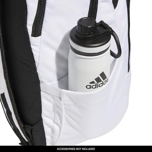 adidas Defender 5 Team Sports Backpack (33L) Durable Large Athletic Gym Laptop Travel Bag, Black/White, One Size in Saudi Arabia