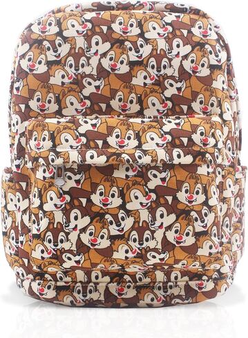 Finex Checker Brown Canvas Casual Daypack with 15 in Laptop Storage Compartment in Kuwait
