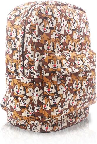 Finex Checker Brown Canvas Casual Daypack with 15 in Laptop Storage Compartment in Kuwait