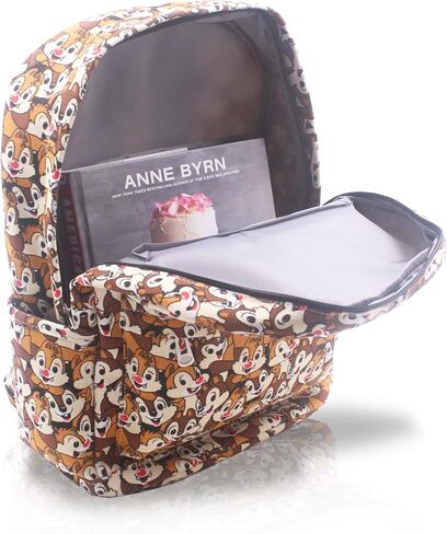 Finex Checker Brown Canvas Casual Daypack with 15 in Laptop Storage Compartment in Kuwait