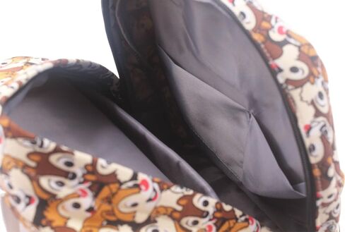 Finex Checker Brown Canvas Casual Daypack with 15 in Laptop Storage Compartment in Kuwait
