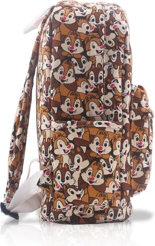 Finex Checker Brown Canvas Casual Daypack with 15 in Laptop Storage Compartment in Kuwait