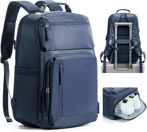 Travel Backpack For Women Men Laptop Backpack For Traveling On Airplane Travel Backpack Carry On Flight Approved Carry On Backpack Spirit Airlines Personal Item Bag 18x14x8 Blue in Saudi Arabia