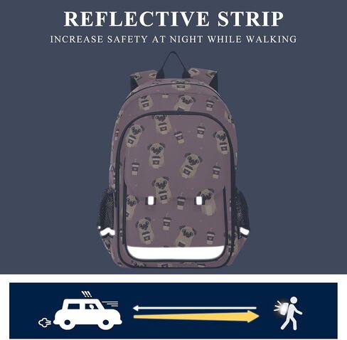 ALAZA Cute Bee Backpack Bookbag Laptop Notebook Bag Casual Travel Trip Daypack for Women Men Fits 15.6 Laptop in Kuwait