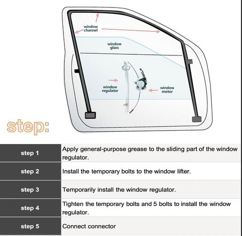 741-348 Front Left Driver Side Power Window Regulator and Motor Assembly Compatible with 2005-2015 Nissan Frontier/Xterra, 2005-2010 Nissan Pathfinder, 2009-2010 Suzuki Equator in Saudi Arabia
