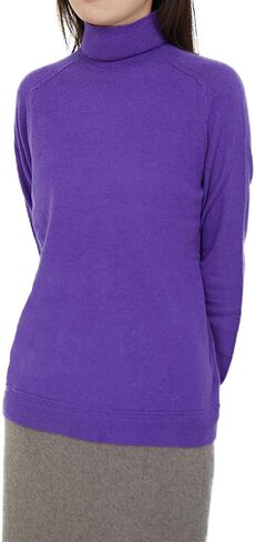 Cashmere Sweaters for Women,100% Cashmere Long Sleeve Sweaters Crew Neck Solid Pullover Jumpers Tops in Saudi Arabia