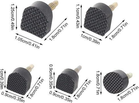 60pcs High Heel Replacement Tips for Womens, Shoe Heel Replacement Dowels High Heel Caps Protectors Heels Repair Kit for High Heel Shoes(Black) in Saudi Arabia
