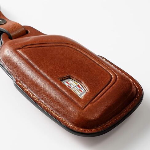 Leather Cadillac Key Fob Cover Keychain Holder car Key case protector CT4 CT5 accessories Blade shape in Saudi Arabia