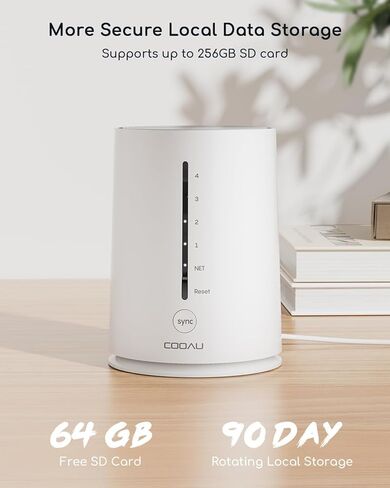 COOAU Solar Security Cameras Wireless Outdoor,4MP Cameras for Home Security System,360° Pan & Tilt,Color Night Vision,Motion Detection,No Monthly Fee,Siren Alarm,IP66 in Kuwait