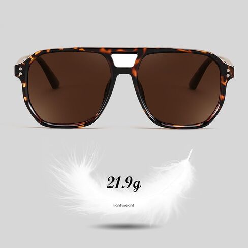 FEISEDY Retro Avaitor Sunglasses Women Men Vintage Square 70s Plastic Frame Pilot Sun Glasses B9144 in Saudi Arabia
