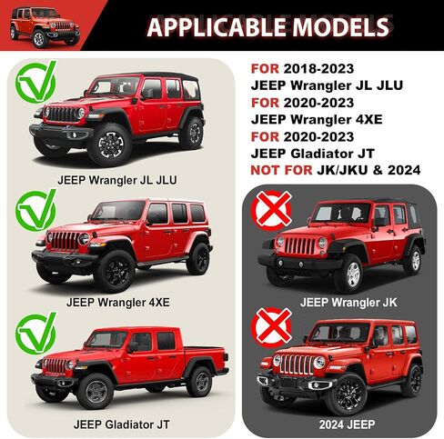 Center Console Organizer Fit for 2018-2023 Jeep Wrangler JL JLU 4XE&Gladiator JT Gear Shift Console Side Tray Grab Bar Tray Passenger Hanging Armrest Storage Box for Wrangler/Gladiator (4-piece) in Saudi Arabia