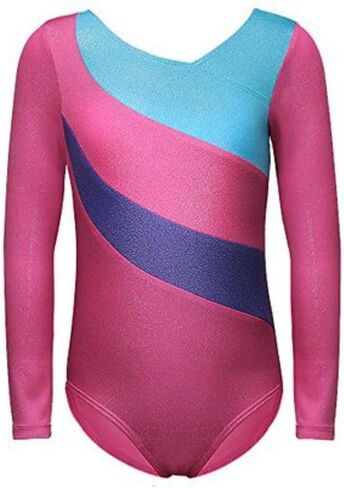 Gymnastics Leotards for Girls Toddlers Biketards Dance Unitards Sparkle Snowflake Mermaid in Saudi Arabia