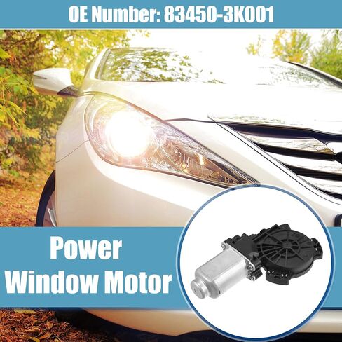 محرك نافذة كهربائي خلفي يسار ACROPIX مناسب لشركة Hyundai Sonata 2.4L 3.3L 2006-2010 83450-3K001 - حزمة من 1 أسود in Saudi Arabia
