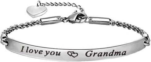 AZFEIYA Grandma Gift I Love You Grandma Jewelry for Grandma Grandmother Gifts from Granddaughter Grandson, for Grandma… in Saudi Arabia