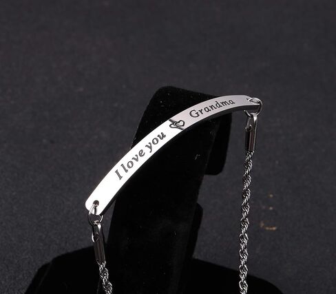 AZFEIYA Grandma Gift I Love You Grandma Jewelry for Grandma Grandmother Gifts from Granddaughter Grandson, for Grandma… in Saudi Arabia