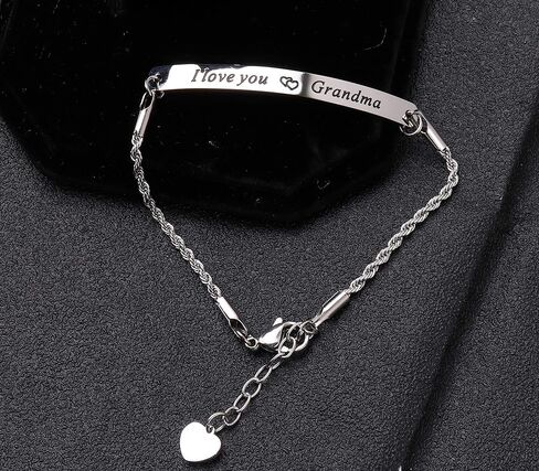AZFEIYA Grandma Gift I Love You Grandma Jewelry for Grandma Grandmother Gifts from Granddaughter Grandson, for Grandma… in Saudi Arabia