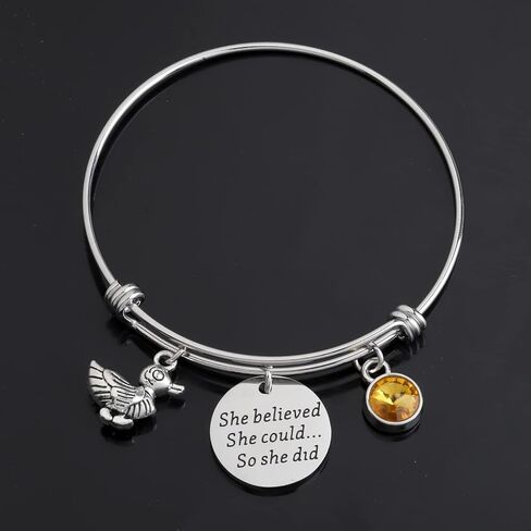FAADBUK Duck Bracelet Duck Lover Gift She Believed She Could So She Did Inspiration Gift for Her in Kuwait