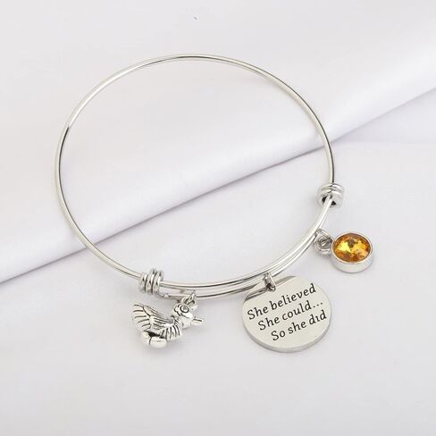 FAADBUK Duck Bracelet Duck Lover Gift She Believed She Could So She Did Inspiration Gift for Her in Kuwait