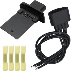 UOIENRT 3F2Z-18591-AA Heater Blower Resistor Kit, Replacement for Ford Escape F Series, Replacement for Lincoln Mark LT, Replacement for Mercury Monterey, Replaces JA1499, 8G1Z-19A706-A, RU-440