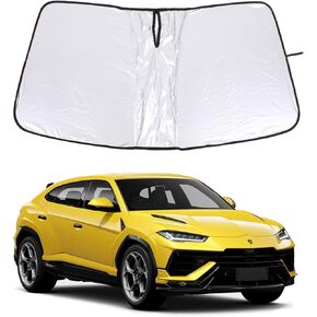 Front Windshield Sunshade for Lamborghini Urus 2018-2023, Front Window Sun Shade, Foldable Reflective Sun Visor, Screen Shield Cover Blocker UV Protector HeatShield