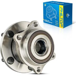 PHILTOP 512328 Rear Wheel Bearing Fit for Subaru Tribeca 2008-2014, Subaru B9 Tribeca 2006-2007, 5 Lugs Wheel Hub Assembly No ABS