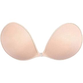 MITALOO Push up Strapless Self Adhesive Plunge Bra Invisible Backless Sticky Bras