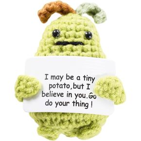 Couple Potato Crochet Knitted Potato Emotional Support for Office Living room Bedroom Desk Decor