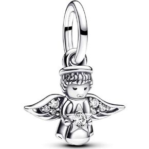 Christmas Fashion Charms Compatible for Bracelets and Necklaces Family Birthday Jewelry Women's Bead Charms 925 silver zirconia