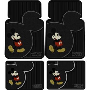 Mickey Mouse Vintage Front & Rear Car Truck SUV Seat Rubber Floor Mats