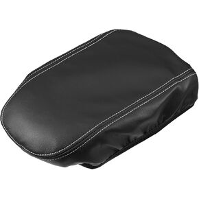 Car Seat Armrest Cover Interior Protective Lid Storage Covers Trim for Kia K5 2021-2023 Faux Leather Black Gray