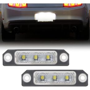 R&F Auto LED License Plate Light Replacement for F'ord Mustang 2010-2014 /Taurus/Flex (2009-2017) / Focus (2008-2011)/ L'incoln MKS MKT MKX MKZ/M'erucry Milan Sable 6000K Tag Lamp
