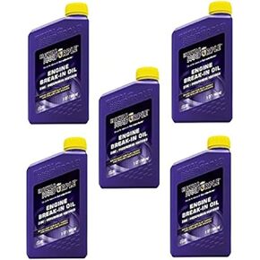 Royal Purple 11487 Break-In Engine Oil 10W-30 for Performance Engines w/Flat Tappet Camshafts and Lifters - 1 qt (Case of 5)