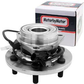 515024 Front Wheel Bearing Hub Assembly 4WD for Chevy Tahoe K1500 K2500 Suburban, GMC Yukon K1500 K2500 Suburban (Old Body Style Only), Cadillac Escalade Hub Bearing 6 Lugs w/ABS 4x4