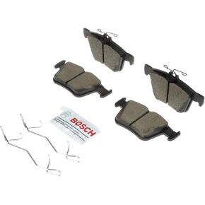 BOSCH BC1761 QuietCast Premium Ceramic Disc Brake Pad Set - Compatible with Select Audi A3, A3 Quattro, Q3, RS3, S3, TT/TT RS/TTS Quattro; Volkswagen Arteon, Atlas, Jetta, Taos, Tiguan + More; REAR