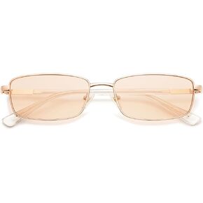 Retro Y2k Narrow Rectangle Sunglasses for Women Men Small 80s 90s UV400 Sunnies AP3690